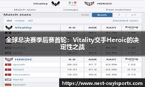 全球总决赛季后赛首轮:Vitality交手Heroic的决定性之战